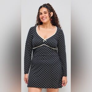 Cider Sweetheart Neckline Mini Dress